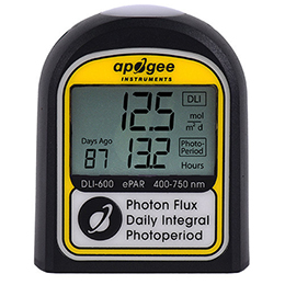 DLI-600：ePAR、日光積分和光周期計（ePAR，400-750 nm）